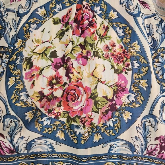 NEW Aratta Multicolor Shirt Size S Stripes Bohemian Leightweight Whimsigoth - Picture 14 of 14